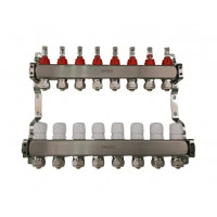 Коллекторный узел ORSO на 8 выходов Нержавеющая сталь SS304