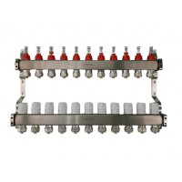 Колекторний вузол ORSO на 11 виходів Нержавіюча сталь SS304