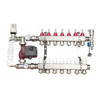 ORSO Комплект *Теплый пол с боковым подключением НЕРЖ 7 контуров