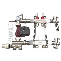 ORSO Комплект *Тепла підлога з нижнім підключенням НЕРЖ 2 контури