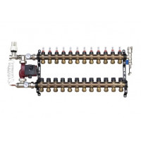 ORSO Комплект *Теплый пол с боковым подключением НЕРЖ+БРОНЗА 12 контуров