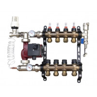 ORSO Комплект *Теплый пол с боковым подключением НЕРЖ+БРОНЗА 4 контура