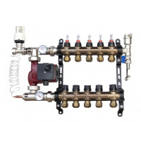 ORSO Комплект *Теплый пол с боковым подключением НЕРЖ+БРОНЗА 5 контура