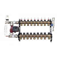 ORSO Комплект *Теплый пол с боковым подключением НЕРЖ+БРОНЗА 9 контура