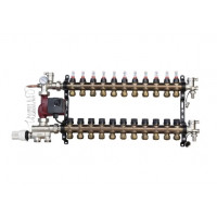 ORSO Комплект *Тепла підлога з бічним підключенням НЕРЖ+БРОНЗА 11 контури