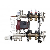 ORSO Комплект *Теплый пол * с нижним подключением НЕРЖ+БРОНЗА 2 контура