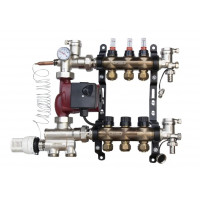 ORSO Комплект *Теплый пол * с нижним подключением НЕРЖ+БРОНЗА 3 контура