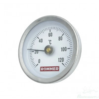 Термометр накладний із пружиною D63mm (0-120 С)