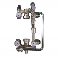 Змішуючий блок ORSO для теплої підлоги регульований