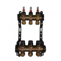 Колекторний вузол ORSO у зборі на 3 виходи Нержавіюча сталь SS304 Бронза