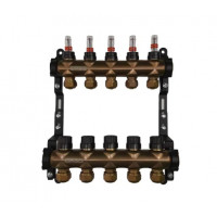 Колекторний вузол ORSO у зборі на 5 виходи Нержавіюча сталь SS304 Бронза