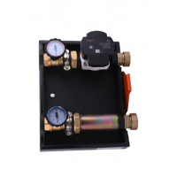 НГ-67.200. Бойлер Насосная группа без смесителя 1" ВР в теплоизоляции без насоса