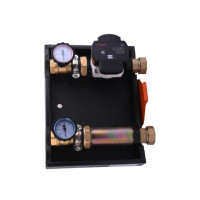 НГ-67.150. Бойлер Насосная группа без смесителя 1" ВР в теплоизоляции без насоса