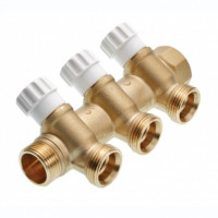 Распределитель 3/4" на 3 контура d16, бронза TECEflex